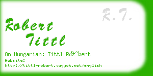 robert tittl business card